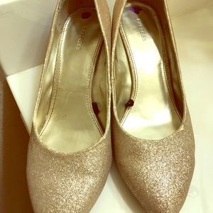 sequin heels party wear